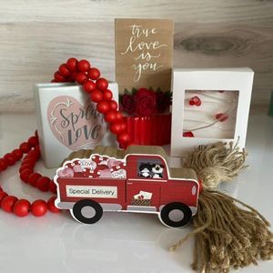 Adornit Tiered Tray Farmhouse Valentine's Decor NIB